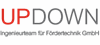 Firmenlogo: UPDOWN Ingenieurteam für Fördertechnik GmbH Firmenlogo: UPDOWN Ingenieurteam für Fördertechnik GmbH