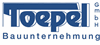 Firmenlogo: Toepel Bauunternehmung GmbH Firmenlogo: Toepel Bauunternehmung GmbH